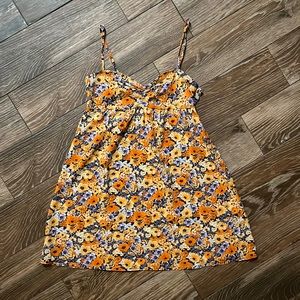 H&M divided size small floral dress
